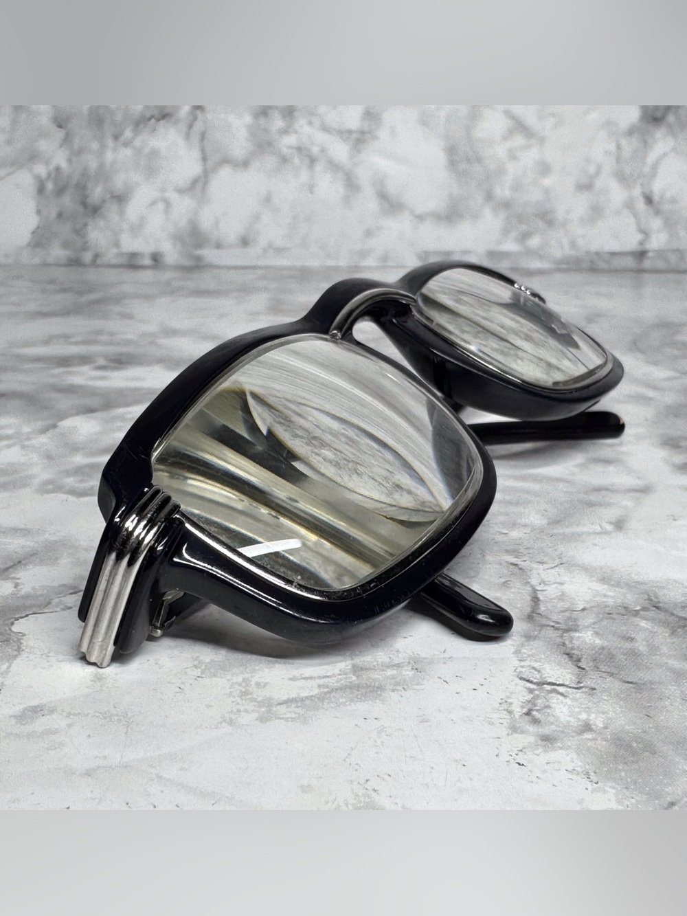 Vintage Cartier 1991 Trinity Vertigo Bleu Sunglasses Luxury Rare 135 Frames Only
